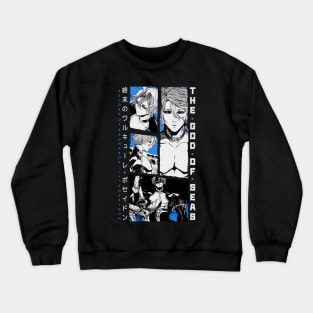 Poseidon Shuumatsu Valkyrie Record Ragnarok Manga Crewneck Sweatshirt